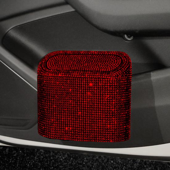 Pratico cestino per auto glitter compatto per raccogliere oggetti