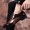 Fashion Dress Lacquer Leather Men's Shoes Casual Vulcanize Men's Demi-season Sneakers Red Big Boots Sport Kit Lofers Sneakeres