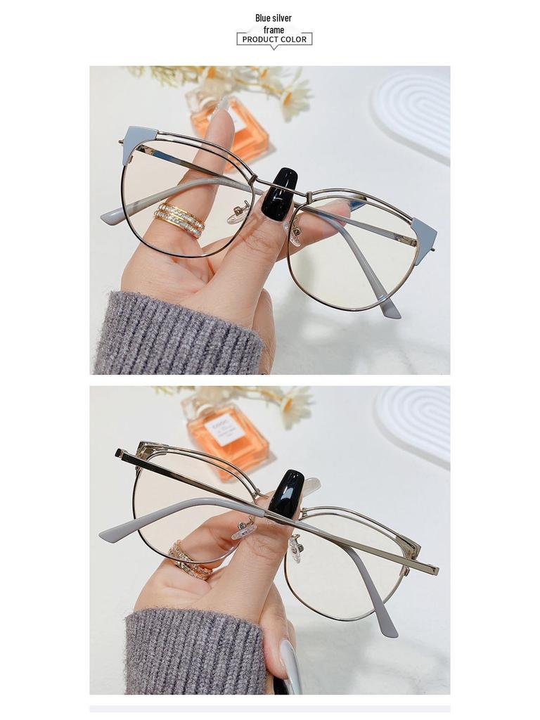 95182 Stilvolle Cat-Eye-Blaulichtbrille für Damen - Leicht, Verglasungsfähig