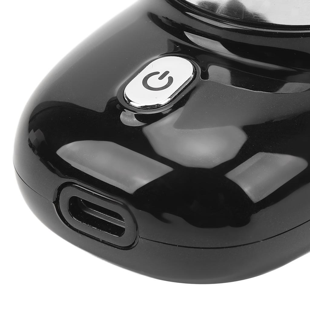 Mini Electric Beard Trimmer Washable IPX6 Waterproof Portable Beard Clipper Machine for Outdoor Travel