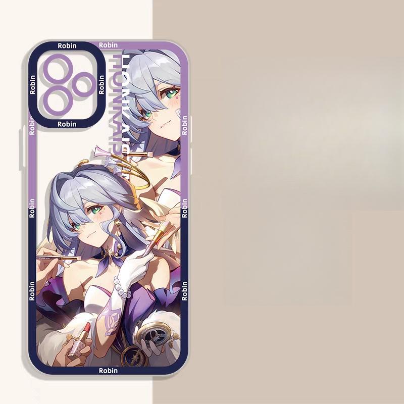 Honkai Star Rail Robin Acheron Etui Dla Samsung S24 S20 S21 S22 S23 S30 Plus Ultra S20 S21 S23 FE A35 A55 A32 A34 A54 A53 Pokrowiec