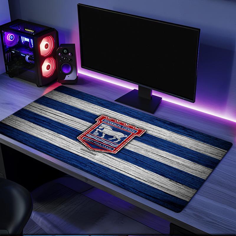 Ipswich FC Crest Mouse Pad, Rubber Base, Mouse Pad for Gamers and Office Use, Gaming Desk , Easy To Clean Mat Christmas fan gifts