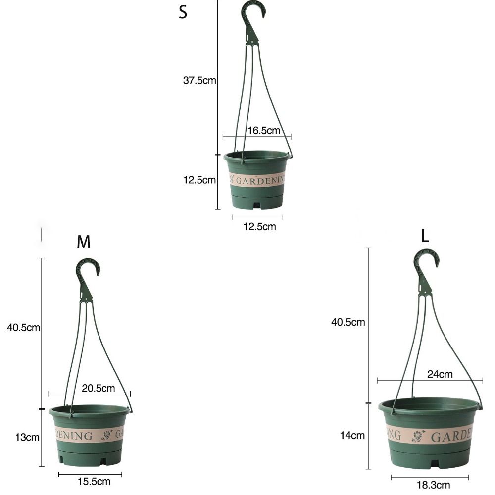 Removable Hanging Basket Round Flower Pots Reusable Wall Hanging Flower Pot Balcony