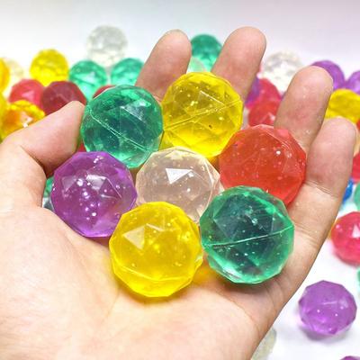 10PCS Bouncing Balls 25mm Rubber Children Toys Elastic Ball Mixed Style Indoor and Outdoor Toy Float Ball Birthday Gift TMZ