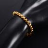Classic Stainless Steel Square Box Chain Bracelet for Women Men Hand Foot Ankle Chain Bangle Wristband Anklets Metal Jewelry