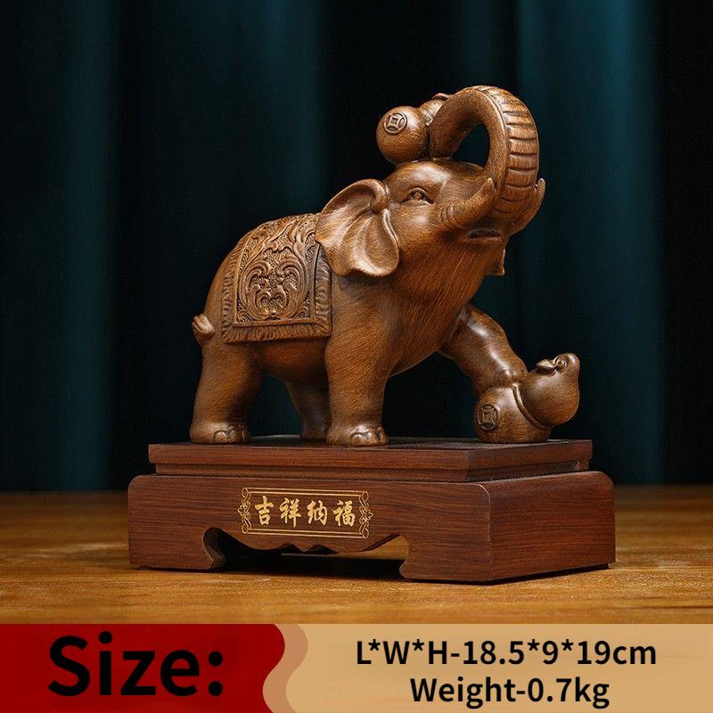 

Fengshui Zhaocai Привлечение богатства Nafu Украшения Слона Гостиная ТВ Шкаф Винный шкаф Украшения Подарок на новоселье