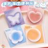 Gift Cute Special Shaped Gradient Sticky Note Student Message Paper Can Be Peeled Off and N Times Study Kawai Stationery Lovely