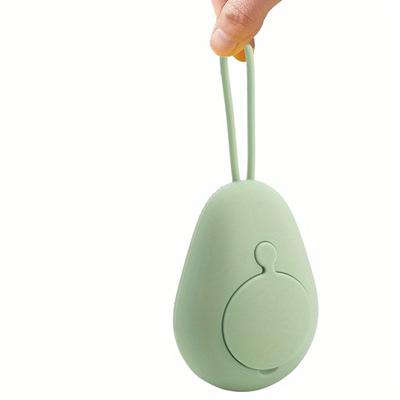 Silikon-Badebürste in Avocadoform - Ergonomisches Handheld-Design für Tiefenreinigung & sanftes Peeling, Duftfrei, Ideal für die tägliche