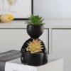 European-Style Succulent Doll Pots: Creative Desktop Green Plant Ornaments