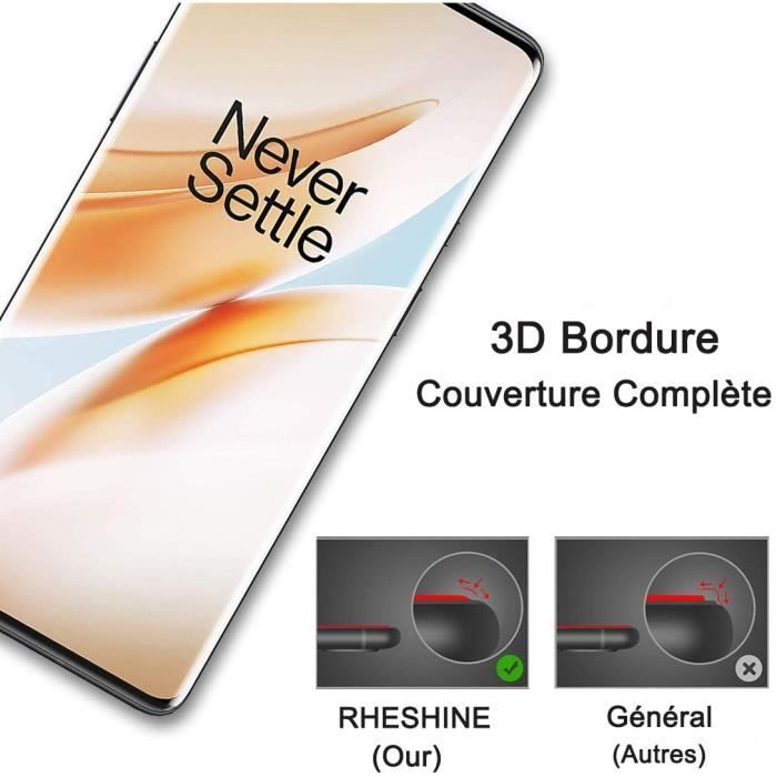 Film de protection - Toproduits® - Oneplus 8 Pro - Verre trempé - 3 pack - Protection totale