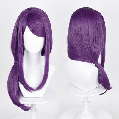 Vysoce kvalitní Kamishiro Rize Cosplay paruka 70 cm fialová tepelně odolná syntetická paruka Anime Cosplay + paruková čepice