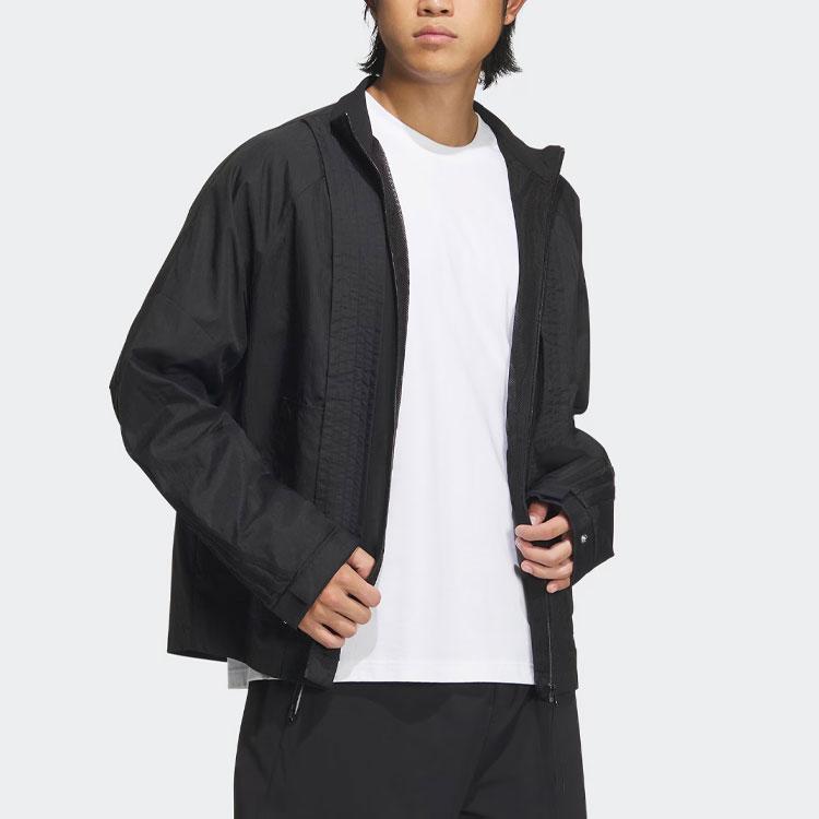 Adidas Comfortable Breathable Windproof Soft Jacket Men Jackets Black IM9005