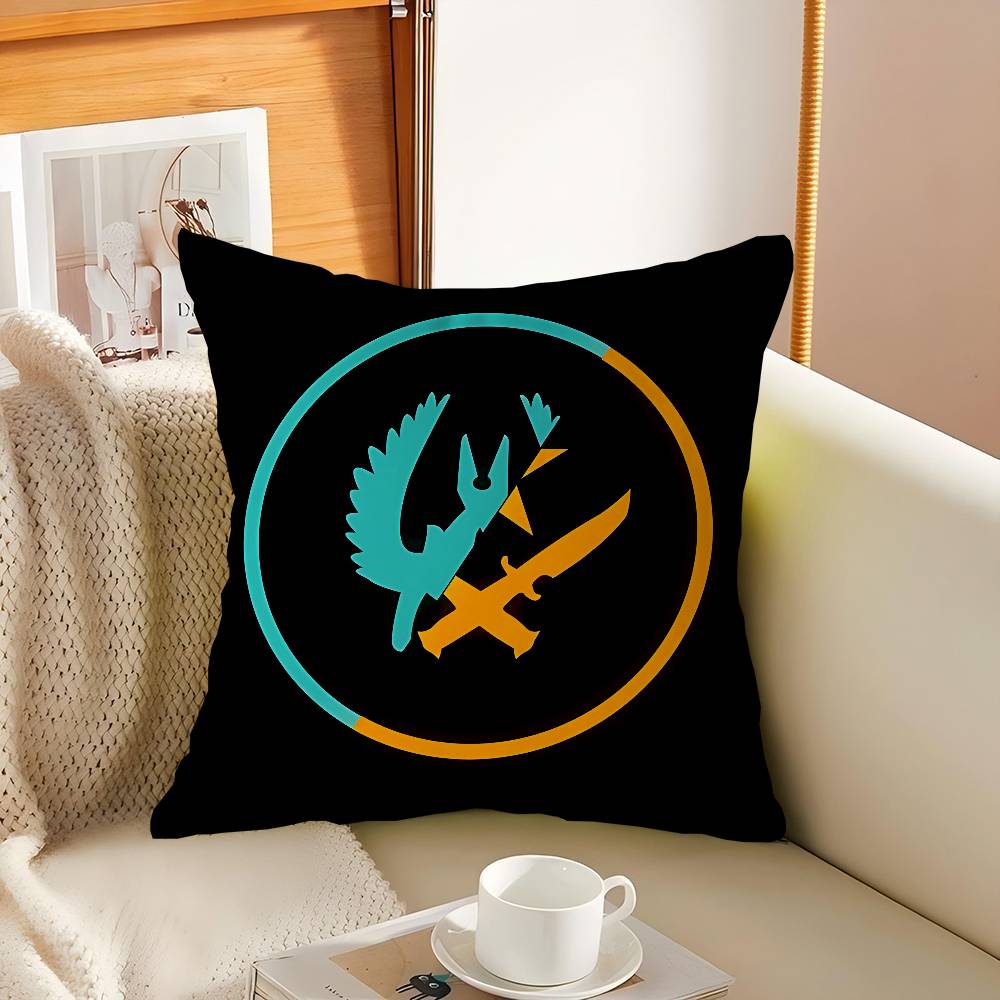 C-Counter-S-Strike CS 2 LOGO Cushion Cover Decorative Pillow Sofa Home Decor Case Pillow Cases