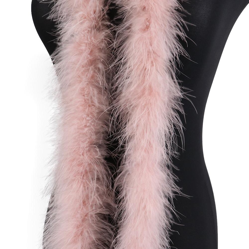 20G Měkké Marabu Peří Boa Pro Šperkařské Řemesla Doplňky Svatba Party Dekorace Pódiové Rekvizity Nadýchané Krůtí Peří