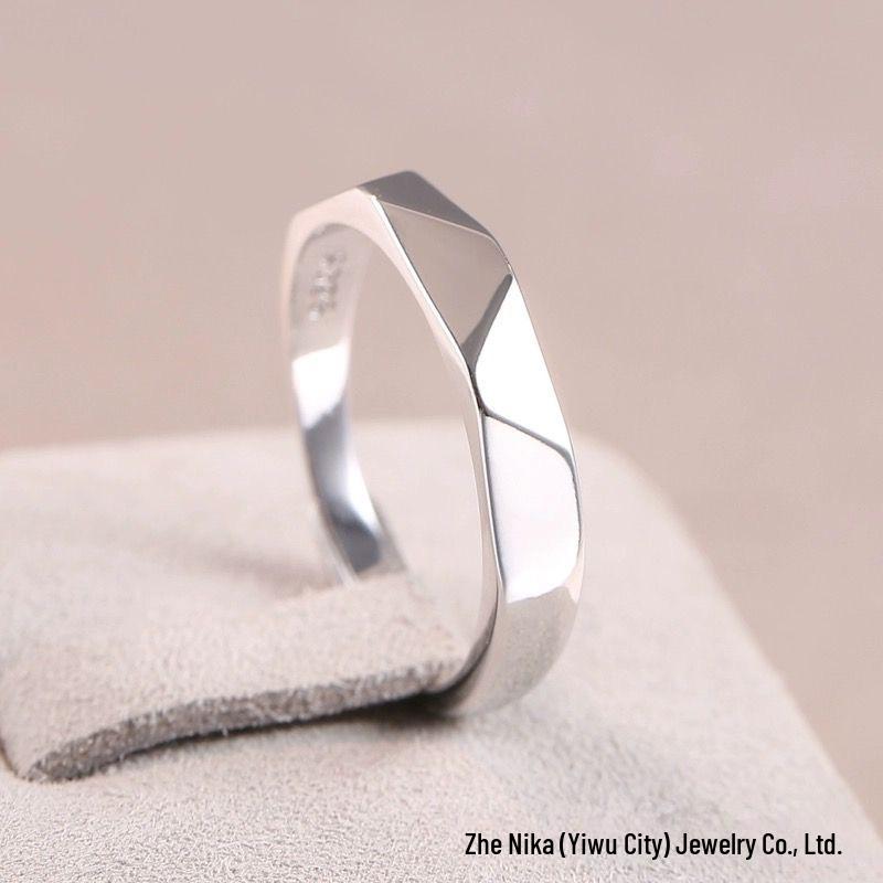 Moissanite Diamond Ring - 1 Carat, Six Claw, Cross-border Douyin Kuaishou Xiaohongshu Live Broadcast, Women's Wedding Ring.