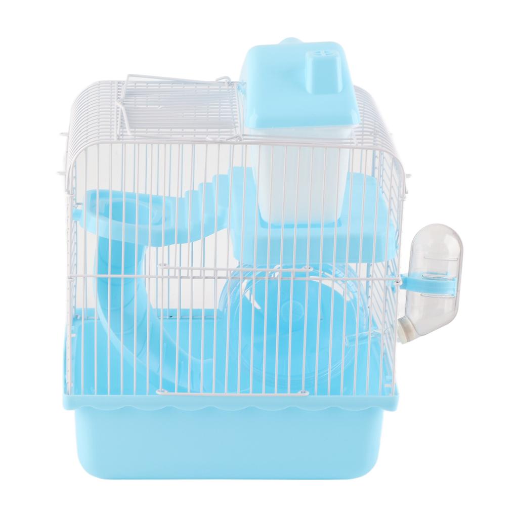 2 Tier Hamster Cage Large Space High Chassis Design Hamster Habitat Cage for Pet Hamster Small Animals