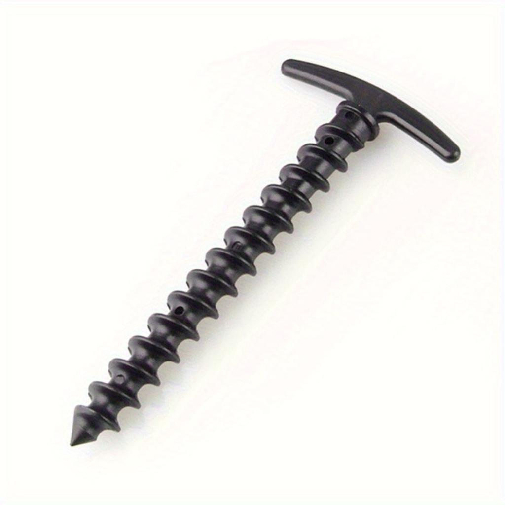 5/10pcs Nylon Plastic Screws Spiral Tent Piles Outdoor Hiking Camping Sunshadetravel Bag Tentand Canopy Accessories