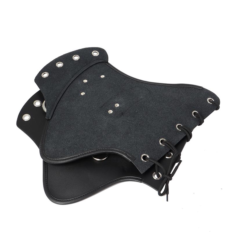 Motorcycle Universal Black PU Leather Heat Saddle Shield Deflectors For Harley Touring Sportster Dyna Honda Yamaha Suzuki Custom