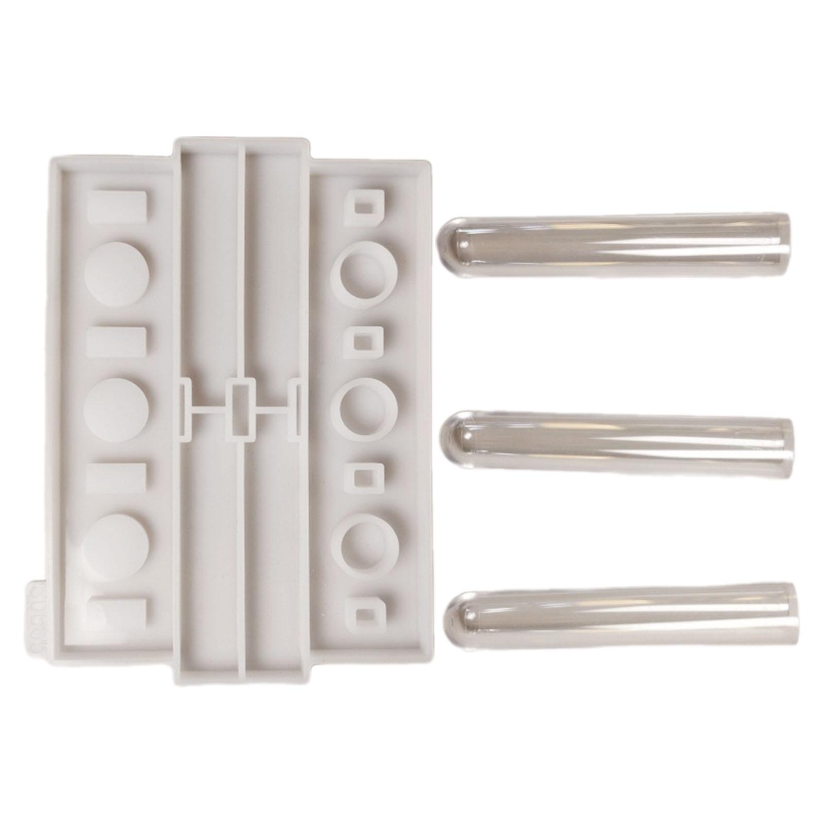 

Формы из силиконовой смолы для гидропонного размножения растений, держатель для цветов, форма с 3 пробирками, формы для домашнего декора A