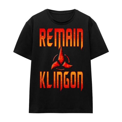 Star Trek: Discovery Unisex Erwachsenen Remain Klingon T-Shirt