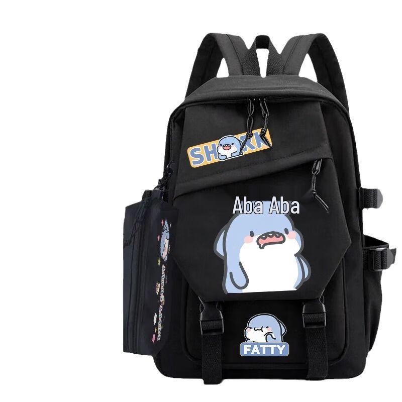 Korean Style Large Capacity Rolling School Backpack One Size