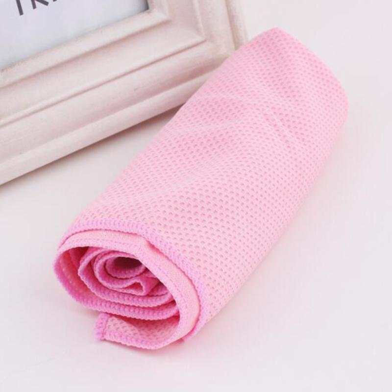 

Bamboo Fiber Summer Cooling Towel 90*30cm Quick Dry Running Work Out Gym Chilly Pad Pink