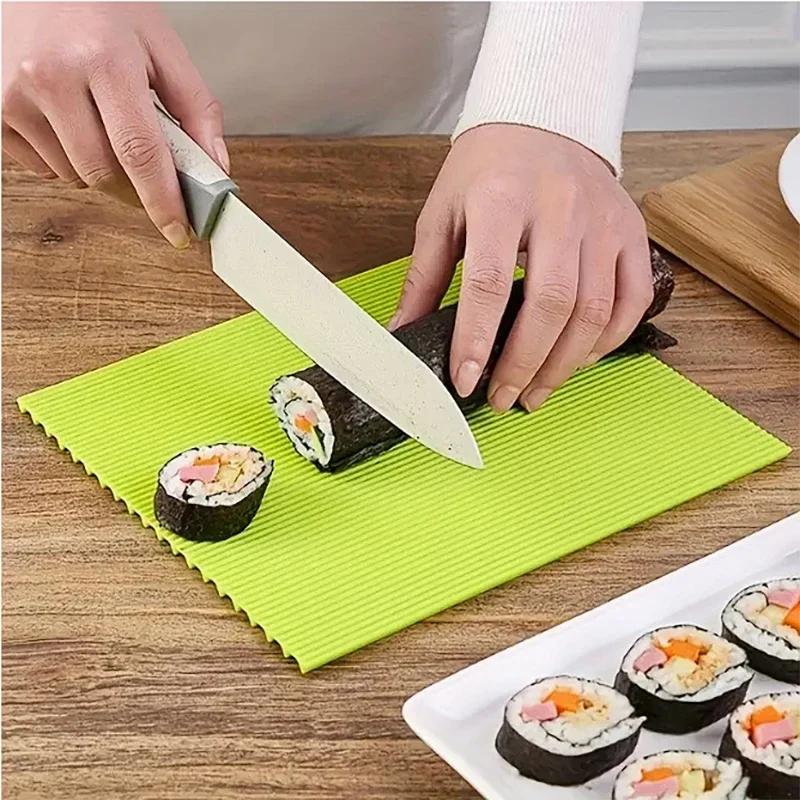 Imitație de bambus sushi a face instrument sushi rola mat alge marine orez și legume rola mașină DIY acasă sushi petrecere bucătărie gadgeturi