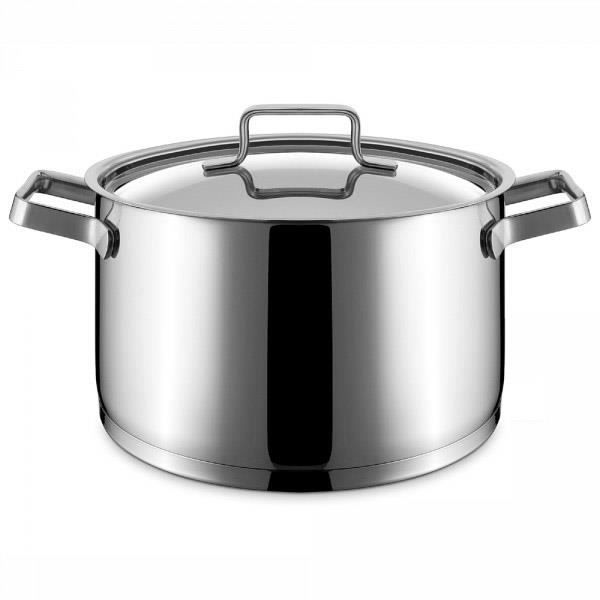 Braisière avec Couvercle Inox 20 cm - Pujadas - Capacité 4 L - Tous feux dont induction