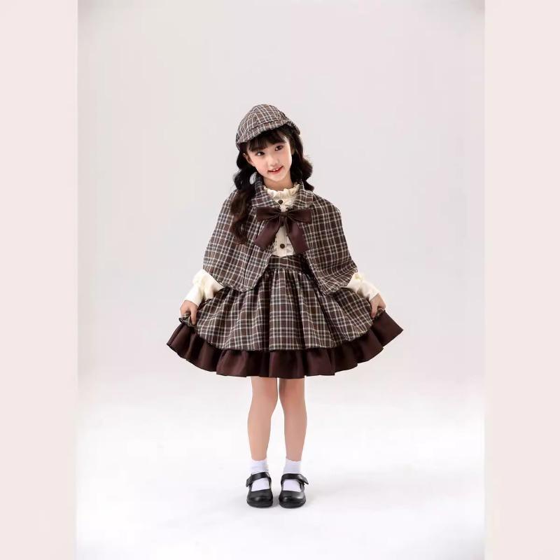 

Хэллоуин Шерлок Холмс Родитель-Ребенок Детектив Взрослый Женский, Детский Костюм Персонажа 150CM