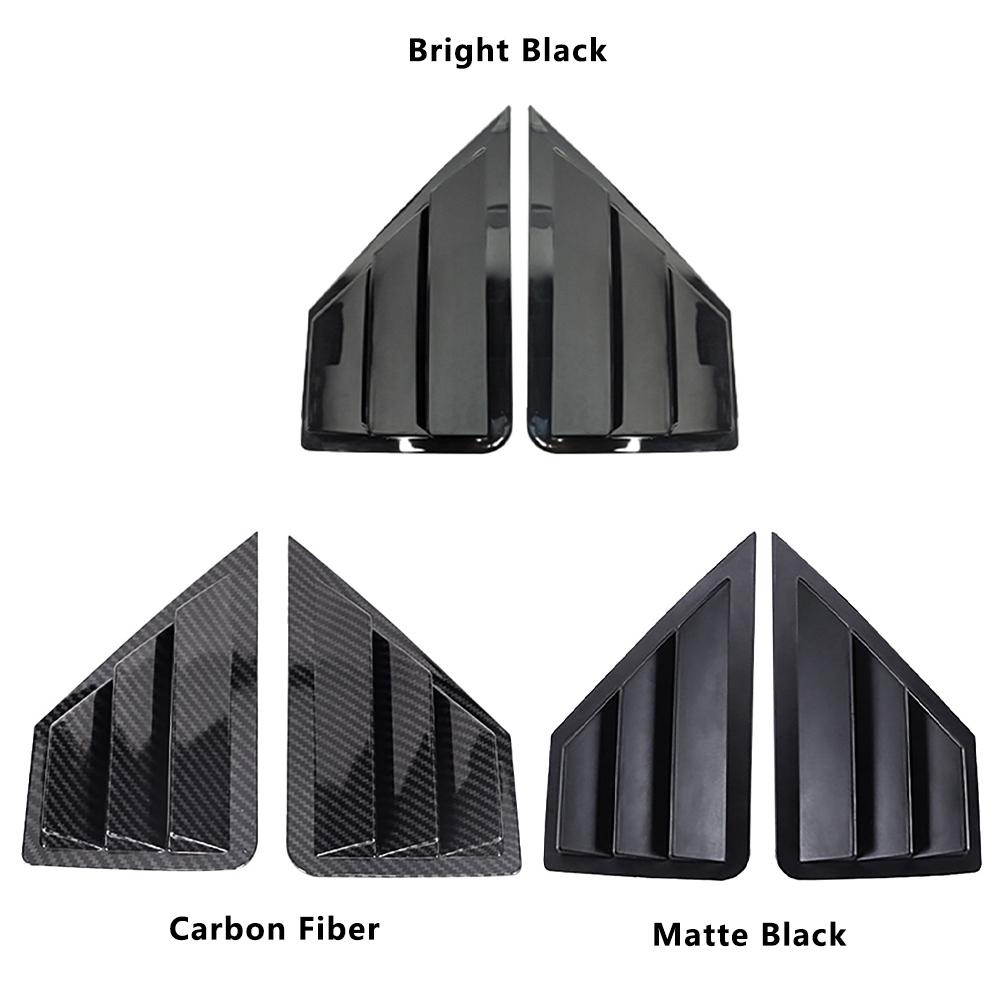 Air Vent Scoop Shades Cover Blinds Fit for Toyota C-HR CHR 2018-2026 Rear Side Window Louver Decoration Covers