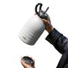 Tyeso 1500ml Thermoses With Sticker Insulated Flask Outdoor Sports Water Bottle with Convenient Buckle Hiking Large for Travel