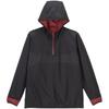 Mizuno Soccer Piste Hoodie with Cabernet Red Apparel, Water-Repellent Lining, P2MEB530,