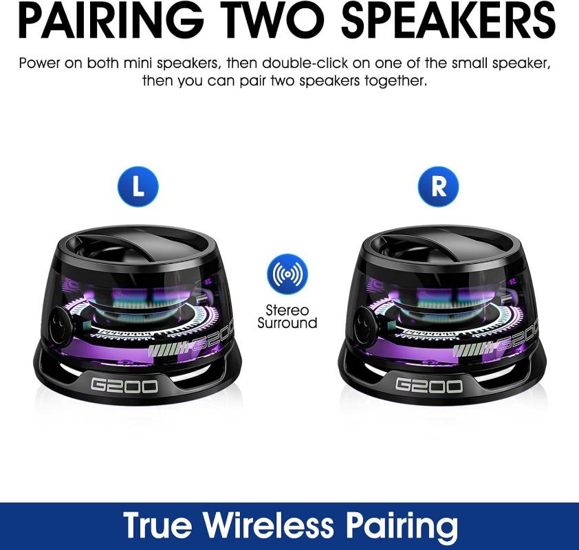 Portable Mini Wireless Bluetooth Speaker Music Subwoofer Super Bass Stereo Column For Mobile Phone Music Player