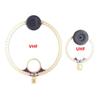 2Pieces  UV UHF+VHF FM  Antenna 400M-470MHz 80M-150MHz Antenna Small  Antenna for HFDY DSP DSP2 Receiver