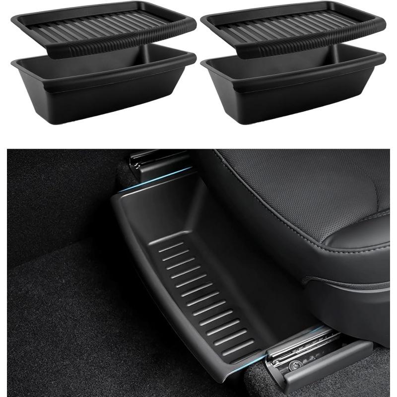 Under-Seat Storage Box Organizer for 25 Tesla Model Y Accessories