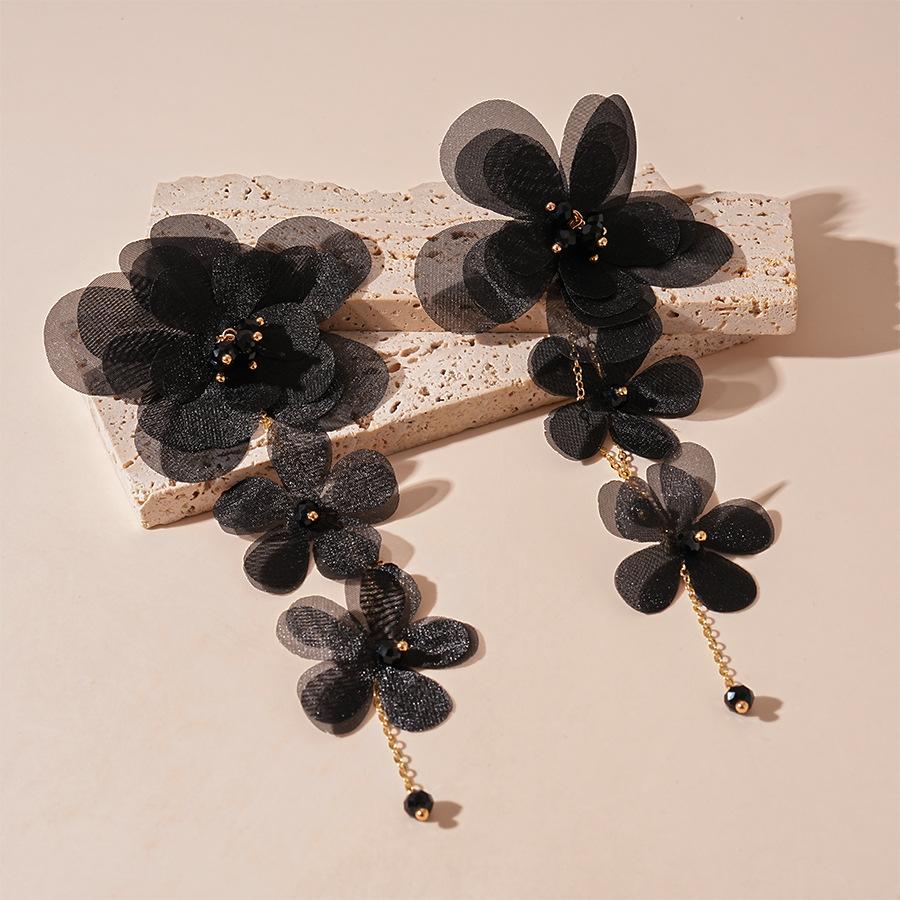 

Модные серьги-подвески для женщин чёрный