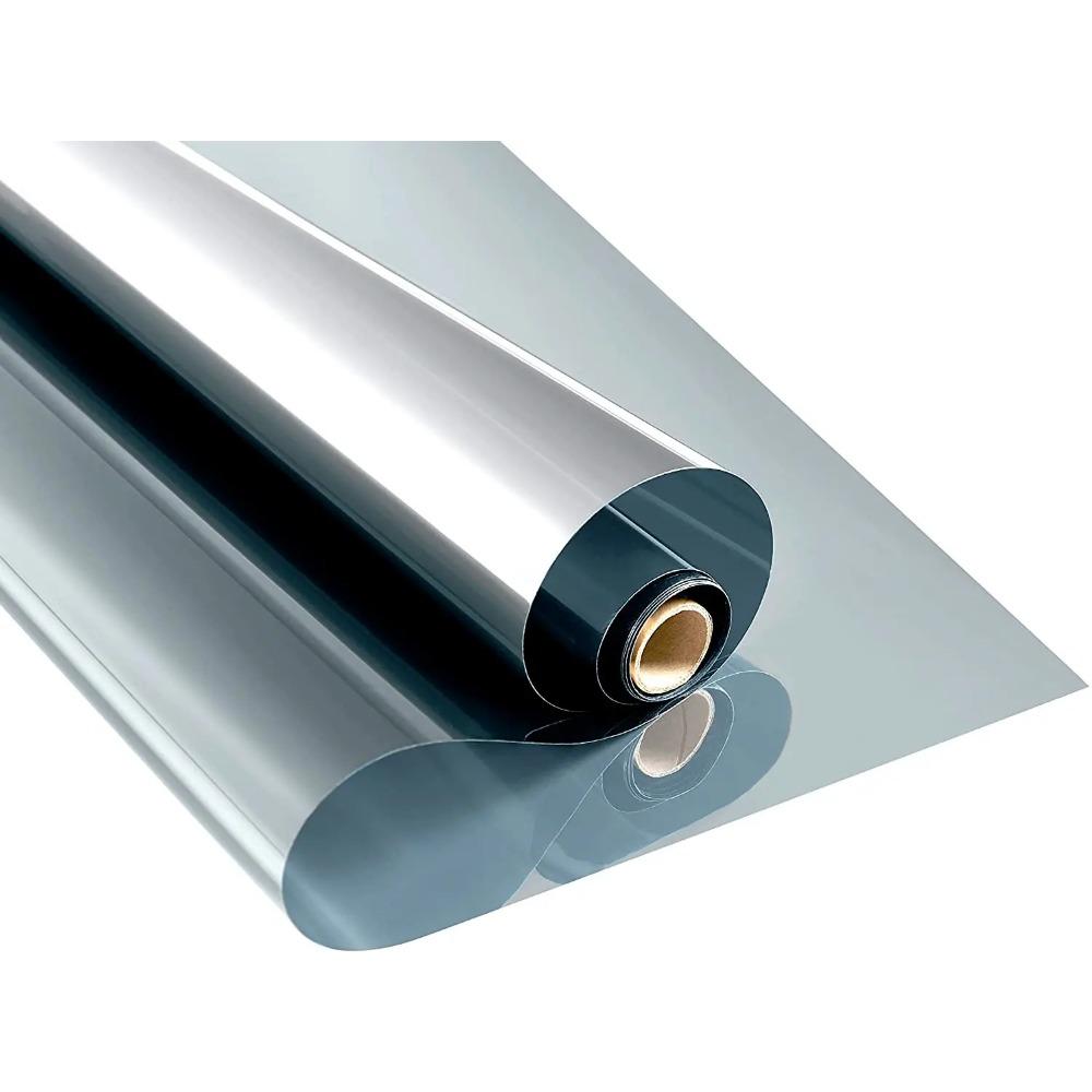 

Односторонняя оконная конфиденциальная пленка для домашнего зеркала, виниловый рулон, контроль тепла, анти-УФ-статическое покрытие, витражное стекло, покрытия для раздвижных дверей 30x200 cm