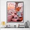 Disney Diamond Painting Zootopia Theme Datethemed Fan Art Cartoon Mosaic Diamond Cross stitch DIY Gift Home Decoration