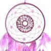  Feathered and Flower Beads Handwoven Dreamcatchers for Home or Party Wall Decors