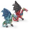 Handmad Myth Dragon Figures Simulation Warcraft Dragon Animal Model  Desktop Decorative