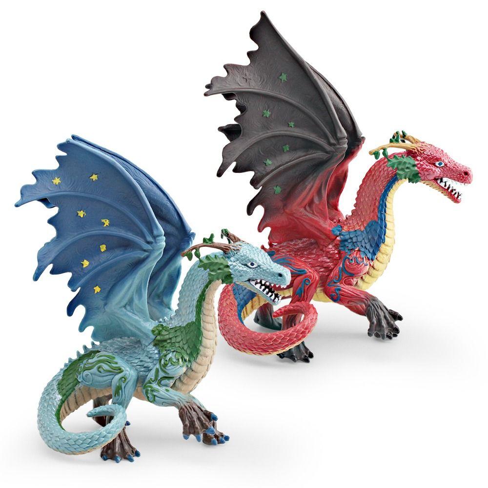 Handmad Myth Dragon Figures Simulation Warcraft Dragon Animal Model  Desktop Decorative