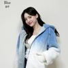 La Belle Shinyoung Fur Wool Fleece Hoodie Jacket Lb102jk