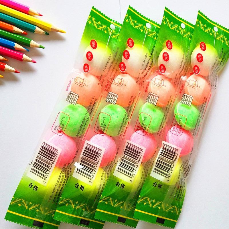 5PCS Colorful EVA Lemon Smell Urinal Toilet Deodorant Ball Restroom Air Purification Scent Ball Room Fresheners