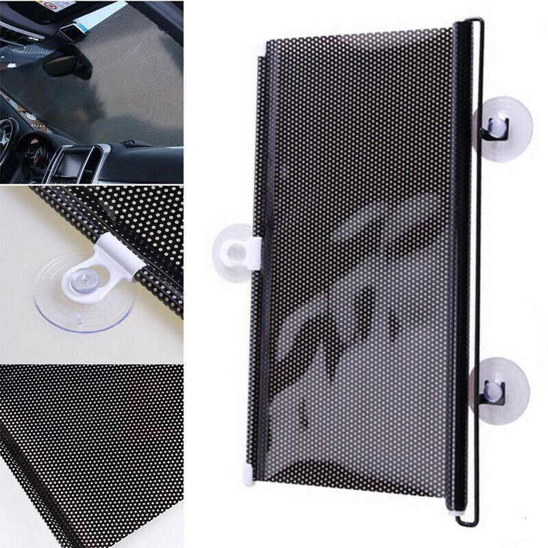 Side Window Car Roller Shades Baby Sun Shield Cover Roll Black 40*60cm