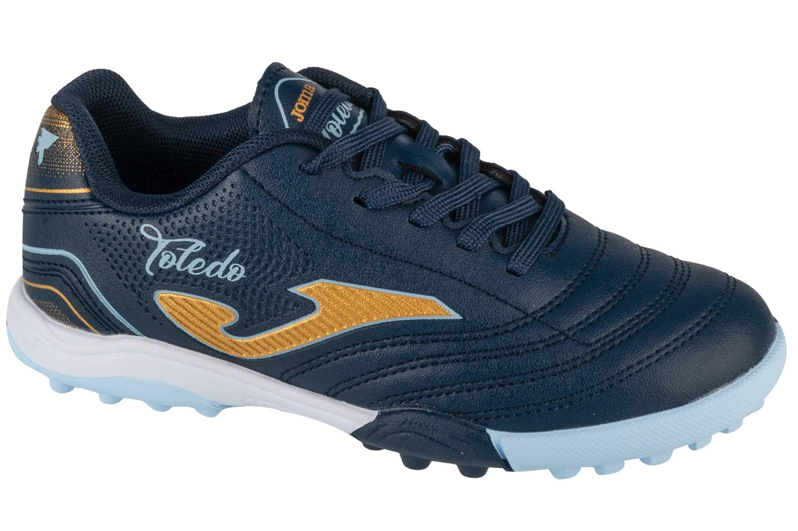 Joma Toledo Jr 25 TOJS TF, für Jungen marinefarbene Turf-Fußballschuhe 38 dunkelblau