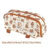 Three-layer Pen Bag Large Capacity Stationery Organizer High Quality Pencil Case  School Office