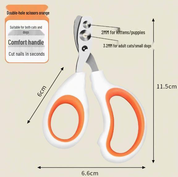 Universal Anti-Scratch Nail Clippers for Cats & Dogs - Newbie Essential Pet Grooming Tool
