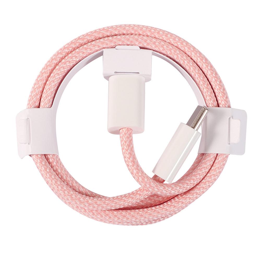 Xiaomi 10Pcs 20Pcs USB C to Type C Color Cable Fast Charging For iPhone15 For Huawei ForXiaomi Type C Weaving Cable Accessories