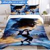3PCS Michael Hat Bedding Set,Including 1pc Duvet Cover And 2pcs Pillowcases Perfect for Bedroom, Dormitory, Fan Christmas Gift
