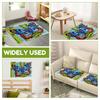 Butterfly/Green leaves Latch Hook Rug Kit DIY Pre-Printed Carpet Craft Segment Embroidery Material Pack Festival Gift Home Decor
